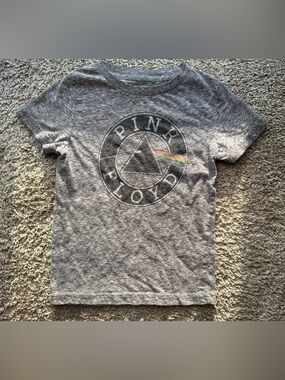 Pink Floyd Prism Graphic T-Shirt Toddler Size 2T Gray Band Tee